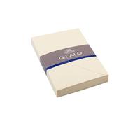 Fever Hosiery Lalo 21416L - Un paquet de 6 enveloppes doublées gommées 11,4x16,2 cm, Vergé de France, Ivoire