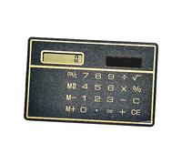 FewNvWa Calculadora Científica de Bolsillo, 8 Dígitos, Calculadora de Escritorio con Energía Solar, Calculadora con Y Fácil Manejo, Negro