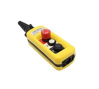 FewNvWa Hoist Push Button Switch Control Industrial para Grúa Interruptor Colgante Estación de Botones Momentáneos Resistente a con Botón de Parada, XAC A2713