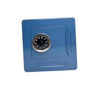 FewNvWa Hucha Banco de Dinero Caja Metálica con Contraseña Giratoria Reutilizable Adecuada para Niños Fiestas Decoración Dormitorio, Azul