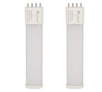 FExYinz Pack de 2 2G7 LED Bombilla Ra 90 5 años de garantía 6 Watt Caliente Blanco 3000K 600 Lúmenes Enchufar PLS Lámpara LED Bombilla Compacta 2G7 LED Tubo Luz