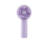 FGNS 2 Piezas 0 4 piezas Mini Ventilador de Mano a Batería con Batería Lition, Ventilador Personal Alimentado por USB, 3 Velocidades, Flujo de Aire Mejorado, Ventilador de Bolsillo Silencioso Recargab