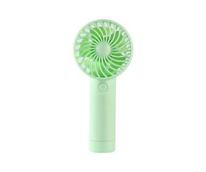 FGNS 2 Piezas 0 4 piezas Mini Ventilador de Mano a Batería con Batería Lition, Ventilador Personal Alimentado por USB, 3 Velocidades, Flujo de Aire Mejorado, Ventilador de Bolsillo Silencioso Recargab