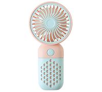 FGNS (2 Piezas )Mini ventiladores de mano con Batería Lition, Ventilador Personal Alimentado por USB, pequeño ventilador eléctrico estudiante bolsillo ventilador portátil Mini aire acondicionado portá