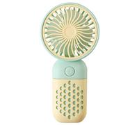 FGNS (2 Piezas )Mini ventiladores de mano con Batería Lition, Ventilador Personal Alimentado por USB, pequeño ventilador eléctrico estudiante bolsillo ventilador portátil Mini aire acondicionado portá
