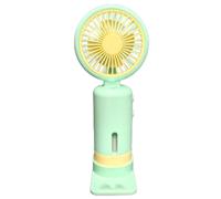 FGNS. Mini Ventilador de mano de agua con soporte de movi , Ventilador recargable USB Portable tres velocidades, Ventilador 20ml de Agua de Enfriamiento en Spray para viajes Oficinas en el hogar