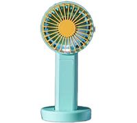 FGNS. Mini ventiladores de mano con Batería Lition, Ventilador Personal Alimentado por USB, Pequeño ventilador con luz nocturna. ventilador portátil Mini aire acondicionado portátil Green