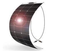 FGNS. Panel Solar Flexible 150W Monocristalino de Alta Eficiencia Protección IP65 (Balcón, Camping, Caravana, Todoterreno, Barcos, Postes)