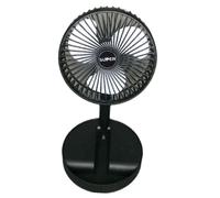 FGNS.Ventilador de escritorio plegable con bateria lition，Ventilador Portátil Recargable tres velocidades，Mini ventilador ajustable para el hogar y la Oficina, dispositivo pequeño de refrigeración, po