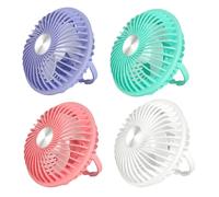 FGNS Ventilador Portátil con Batería Recargable, 3 Velocidades Ajustables, USB, Mini Fan para Escritorio o Colgante, Ideal para Hogar, Oficina, Coche y Exteriores