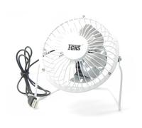 FGNS Ventilador Portátil con USB de 4 Pulgadas, ideal para el hogar, Oficina y coche compatible con portátil, adaptador, cargador de coche, etc.