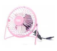 FGNS Ventilador Portátil con USB de 4 Pulgadas, ideal para el hogar, Oficina y coche compatible con portátil, adaptador, cargador de coche, etc.