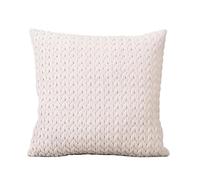 FGUJSUR Funda De Cojín Cuadrada Elegante Funda de Almohada Terciopelo Acolchado for sofá o Sala Estar(Beige,30x50cm)