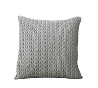 FGUJSUR Funda De Cojín Cuadrada Elegante Funda de Almohada Terciopelo Acolchado for sofá o Sala Estar(Grey,30x50cm)