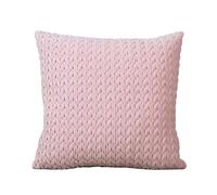 FGUJSUR Funda De Cojín Cuadrada Elegante Funda de Almohada Terciopelo Acolchado for sofá o Sala Estar(Pink,50x50cm)