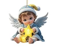 FGUUTYM Valentine's Day Love Little Angel Hanging Decoration Day Logo Anniversary Pendant Wall Door Pendant Family Decoration Wall Door Decoration Night Mesita de Noche (Z001-A-A, Talla única)