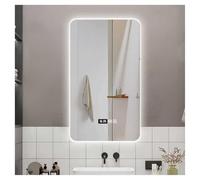 FGXHHS con Luces LED, Almohadilla térmica Vertical antivaho retroiluminada, Luces táctiles para tocador de Maquillaje, Regulable y 3 Colores (B,W50*H70cm/W19.7*H27.6IN)