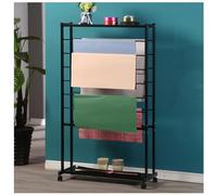 FGXHHS Organizador de Cintas - Perchero Independiente para Corbatas, pañuelos de Seda y Toallas. Exhibidor Multifuncional con Barra extraíble. Ideal para talleres de Manualidades, Florist