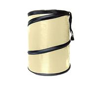 FH GROUP FH1121BEIGE - Contenedor de basura impermeable portátil plegable grande beige para la mayoría de automóviles, SUV y camiones