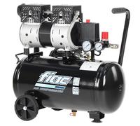 FIAC SUPERSILENT 24/1 - Compresor de aire eléctrico monofásico silencioso, sin aceite - Motor 1 HP - 24 L