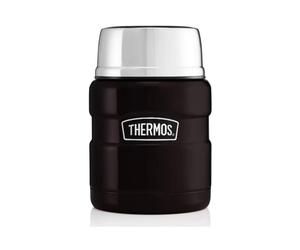 Fiambrera 0,5l Thermos King (Negro Mat)