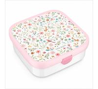Mepal - Fiambrera Bento Grande Campus Little Dutch - Bento Box para Niños - Incluye 2 cajas Bento extraíbles y Tenedor - Las Cajas Bento son aptas para Microondas - 2x 200 + 1250 ml - Fairy Wonders