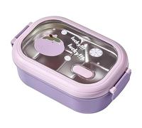 Fiambrera De Acero Inoxidable, Contenedor De Comida Aislado, Caja De Refrigerios, Contenedores Para Sándwich, Contenedores De Almuerzo Para Niños, Contenedores De Preparación De Comidas(Púrpura)