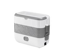 Fiambrera Eléctrica Portátil 200W Lonchera Con Calefacción Eléctrica Con Cubiertos Calentador De Almuerzo A Prueba De Fugas Tartera Acero Inoxidable Termo Comida
