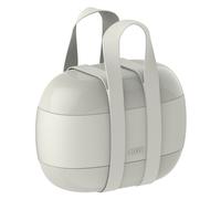 Fiambrera FOOD A PORTER, 2 recipientes, gris, Alessi