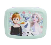 Fiambrera SANDWICHERA BENTOPRO FROZEN infantil con 4 compartimentos en 2 alturas, resistente y libre de BPA para niños, práctica y divertida con diseños de personajes favoritos