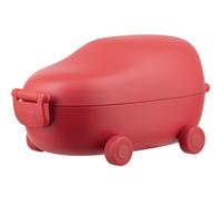 Fiambrera SNACKMOBILE, 2 compartimentos, rojo, Alessi