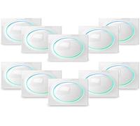 FIBARO Walli Dimmer / Z-Wave Plus Atenuador de luz con cubierta LED, FGWDEU-111 10 piezas