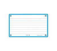 Fichas oxford flash 2.0 color horizontal 125x75mm (a7) turquesa paquet
