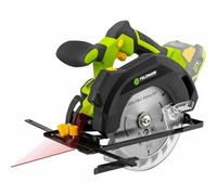 Fieldmann Sierra circular inalámbrica 20 V 165 mm con guía láser (batería y cargador no incluidos)