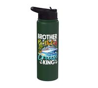 Fiesta de cumpleaños de Brother Of The Birthday Cruise King Stainless Steel Insulated Water Bottle