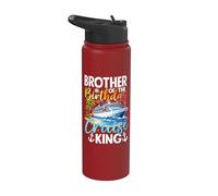 Fiesta de cumpleaños de Brother Of The Birthday Cruise King Stainless Steel Insulated Water Bottle
