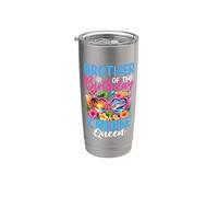 Fiesta de cumpleaños de Brother of the Birthday Queen Cruise Queen Vaso térmico de acero inoxidable de doble pared