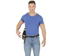 FIESTAS GUIRCA | Cartuchera para Botella Marrón - Accesorio de Disfraz para Fiestas de Despedida de Soltero y Celebraciones de Cerveza - Ideal para Bachelor Party y Otras Fiestas - Adultos - Marrón