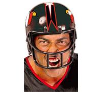 FIESTAS GUIRCA | Casco de Fútbol Americano Negro (Talla Única) - Accesorio Deportivo para Disfraces de Jugador de Fútbol Americano - Ideal para Fiestas Temáticas - Adulto Unisex - Negro
