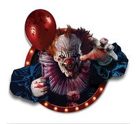 FIESTAS GUIRCA Decoración de Pared Payaso Adhesivo 70 x 80 cm - Decoración Especial de Halloween - Tema: Circo ensangrentado