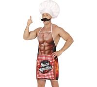 FIESTAS GUIRCA Delantal de Barbacoa Travieso para Adultos