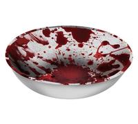 Fiestas Guirca Bol de sangre reutilizable 27 x 9 cm blanco y rojo para Halloween