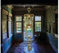 FIESTAS GUIRCA | Esqueleto Oro (90 cm) - Decoración de Halloween para Fiestas y Celebraciones - Ideal para Ambientes Terroríficos y Temáticas de Calaveras y Esqueletos - Oro