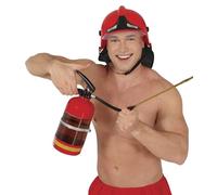 FIESTAS GUIRCA | Extintor para Bebida (2 Litros) - Accesorio de Fiesta para Celebraciones de Bomberos y Eventos Temáticos - Ideal para Halloween y Carnaval - Para Adultos - Rojo