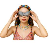 FIESTAS GUIRCA | Gafas Futuristas con Espejos (Unisex) - Accesorio de Disfraz para Fiestas de Ciencia Ficción y Cosplay - Ideal para Halloween, Carnaval y Eventos Temáticos - Plateado