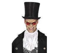 FIESTAS GUIRCA | Gafas Góticas (Talla Única) - Accesorio para Disfraz de Vampiro y Halloween - Ideal para Fiestas de Terror y Celebraciones Temáticas - Rojo y Negro