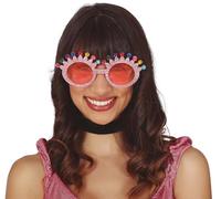 FIESTAS GUIRCA Gafas Rosas Glitter