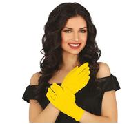 FIESTAS GUIRCA Guantes Amarillos 20 CMS.