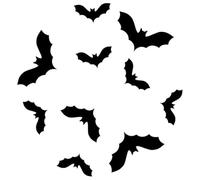 FIESTAS GUIRCA | Plantilla Decorativa para Pasteles de Vampiro (25 cm) - Molde de Decoración de Mesa para Halloween y Fiestas Temáticas - Ideal para Celebraciones y Eventos - Blanco
