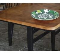FIESTAS GUIRCA | Platos Desechables (23 cm) - Decoración de Mesa para Fiestas de San Patricio - Ideal para Celebraciones Temáticas y Eventos Festivos - Verde y Blanco
